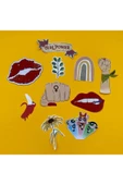 Kadın Feminist Tasarımlı Karışık Renkli 10'lu Stickers Çıkartma Pytkstk04 - 1