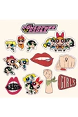 Powerpuff Girls Tasarımlı A5 Stickers Çıkartma Pytkstk029 - 1