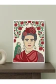 Kahlo Tasarımlı 24*33 Cm 350 Gr. Kuşe Kağıt Poster Pytkpstr011 - 3