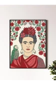 Kahlo Tasarımlı 24*33 Cm 350 Gr. Kuşe Kağıt Poster Pytkpstr011 - 2