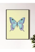 Kelebek Tasarımlı 24*33 cm 350 gr. Kuşe Kağıt Poster PYTKPSTR050 - 1