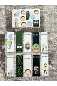 Rick Dizi Kitap Ayraç Ve Stickers Çıkartma Seti PYTKSTKRYRC44 - 1
