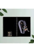 Iskelet Skull Kurukafa Tasarım Spiralli A5 96 Yaprak Çizgisiz Defter Pytkdt0322 - 1