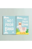 No Problama Lama Tasarım Spiralli A5 96 Yaprak Çizgisiz Defter Pytkdt0241 - 1