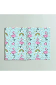 Flamingo Gökkuşağı Bulut Tasarımlı Spiral A5 96 Yaprak Çizgisiz Defter Pytkdt0179 - 1
