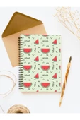 Karpuz Kiraz Muz Baskı Spiralli A5 96 Yaprak Çizgisiz 3lü Tasarım Defter Pytkdt0110 thumbnail 4
