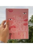 Feminist Feminism Spiralli A5 96 Yaprak Çizgisiz Tasarım Defter Pytkdt085 thumbnail 2