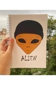 Alien Spiral Telli A5 96 Yaprak Çizgisiz Tasarım Defter Pytkdt071 thumbnail 2