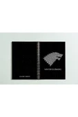 Game Of Thrones Stark Spiralli A5 96 Yaprak Çizgisiz Tasarım Defter Pytkdt091 - 1