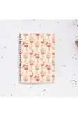 Flamingo Yaprak Spiral Telli 96 Yaprak Çizgisiz Defter Pytkdt057 - 1