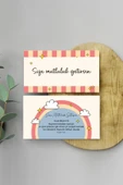 Çift Yön Kargo Paketleme Teşekkür Kartı Thank You Cart PYTKTSKK33 - 3