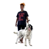 Hayvansever Tişört My Best Friends Have Paws Siyah - 1