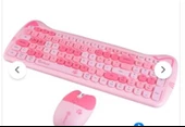 Ndeed Sevimli Kedi Kablosuz Klavye Ve Mouse Bluetooth Set - 1