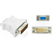 DVI 24+5 Erkek To VGA Dişi Çevirici Dönüştürücü - DVI VGA Adaptör AA118 - 2