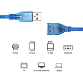 Wozlo 60 cm USB Uzatma Kablosu - USB Erkek USB Dişi Kablo AA117 - 2