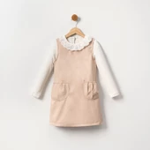 Süet Cepli Kız Çocuk Takım MNK2144 thumbnail 11