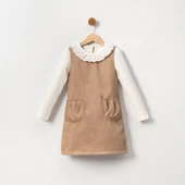 Süet Cepli Kız Çocuk Takım MNK2144 thumbnail 13