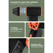 Hubstein Uper Power Mini Turbo Jet Fan (Sert Plastik Gövde) Araç Ve Motosiklet Fanı TFF-05 - 1