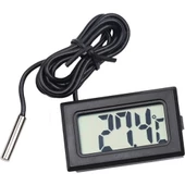 Hubstein Mini Dijital Termometre Lcd Mutfak Kuluçka Akvaryum Iç Dış Mekan A64 - 1