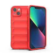 iPhone 13 Kılıf Esnek TPU Oyuklu Arka Yüzey Tasarımlı Etnik Silikon Kılıf thumbnail 5