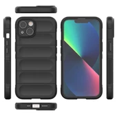 iPhone 13 Kılıf Esnek TPU Oyuklu Arka Yüzey Tasarımlı Etnik Silikon Kılıf thumbnail 6