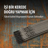 Magmaweld EI 316 2,5 x 250 Paslanmaz Krom Elektrod 80 Adet thumbnail 3