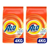 Alo Matik Kar Çiceği 4 kg Beyazlar ve Renkliler x 2 Adet - 1