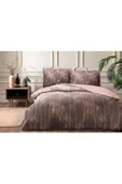 Özdilek Marrom Tek Kişilik Lastikli Fitted Çarşaf Nevresim Takımı 160 x 220 - 4