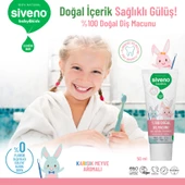 Siveno %100 Doğal Florürsüz Karışık Meyve Aromalı Bebek ve Çocuk İçin Diş Macunu 50 ml - 5
