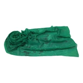 EL İŞÇİLİĞİ KADIN RENKLİ EBRU ŞAL 176*70 cm - Ş0150 - 2