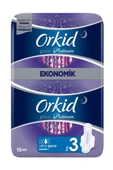 Orkid Platinum Hijyenik Ped Gece Ekonomik Paket 10 Ped - 3