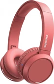 Philips Tah4205 Kulak Üstü Bluetooth 29 Saat Dinleme Süreli Bas Artırma Düğmeli Kulaklık Kırmızı - 1