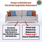 Mobilya Kanepe Sehpa TV Ünitesi Koltuk Ayağı 12 cm Krom Renk Baza Ayak thumbnail 3