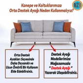 Mobilya Kanepe Sehpa TV Ünitesi Koltuk Ayağı 15 cm Siyah Baza Ayak - 3