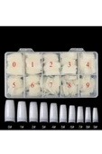 Fontenay 500 Lü Tips Protez Tırnak Kemik +Mxbon Fırçalı Yapıştırıcı 7G +Protez Tips Makası 3'Lü Set - 2