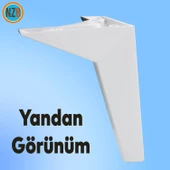 Mobilya Kanepe Sehpa TV Ünitesi Koltuk Ayağı 15 cm Beyaz Baza Ayak thumbnail 5