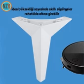 Mobilya Kanepe Sehpa TV Ünitesi Koltuk Ayağı 15 cm Beyaz Baza Ayak thumbnail 3