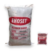 Toptan Kırmızı Toka Lastiği 12 Kg - 1