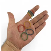 Renkli Küçük Paket Toka Lastiği 4 Renk 40mm 1000li 5 Paket - 4