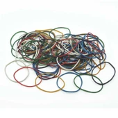 Renkli Paket Para Lastiği Karışık 6 Renk 70mm 1000 Adet - 4