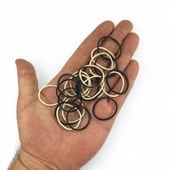 1000 Adet Küçük Paket Lastiği Siyah Beyaz 40mm - 3