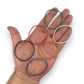 Renkli Paket Para Lastiği Karışık 6 Renk 70mm 10.000 Adet thumbnail 3