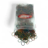 Renkli Küçük Paket Toka Lastiği 4 Renk 40mm 1000li 10 Paket - 3