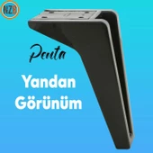 Mobilya Kanepe Sehpa TV Ünitesi Koltuk Ayağı 18 cm Siyah Baza Ayak - 2