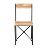 Eportatif Katlanır 4 Kişilik Mutfak Masa Sandalye Takımı Çam 1415 - 7