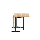 Eportatif Katlanır 4 Kişilik Mutfak Masa Sandalye Takımı Çam 1415 - 6