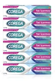 Corega Super Tat İçermez Diş Protezi Yapıştırıcı Krem 40 gr 6 Adet - 1