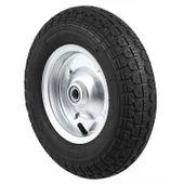 Yük Taşıma Tekeri El Arabası Bilyeli Rulmanlı Havalı Dubleks 350X70 Mm Yapar Çelik Jant Tekerlek - 5