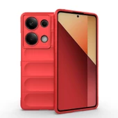 Redmi Note 13 Pro 4G Kılıf Esnek TPU Oyuklu Arka Yüzey Tasarımlı Etnik Silikon Kılıf - 5