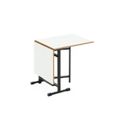 Eportatif Katlanır 4 Kişilik Mutfak Masa Sandalye Takımı Beyaz 1416 - 6